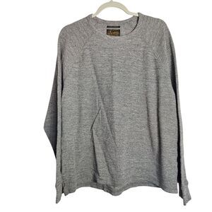 Lucky Brand Lived In Thermal Shirt Pull Over Long Sleeve Gray XL Mens